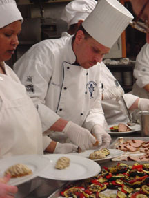 Chef Tim Bucci, Cooking and Hospitality Institute of Chicago, Real Ale Feast, photo by Lucy Saunders