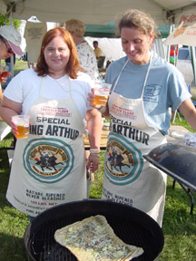 King Arthur Flour grilled bread!